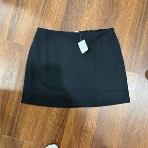 J. Crew Black Mini Skirt